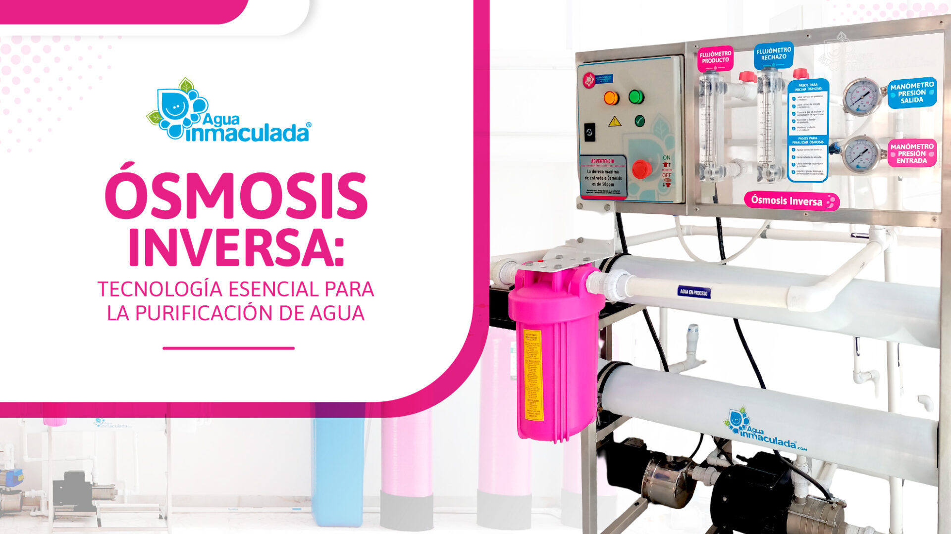 Conoce que es la Ósmosis inversa
