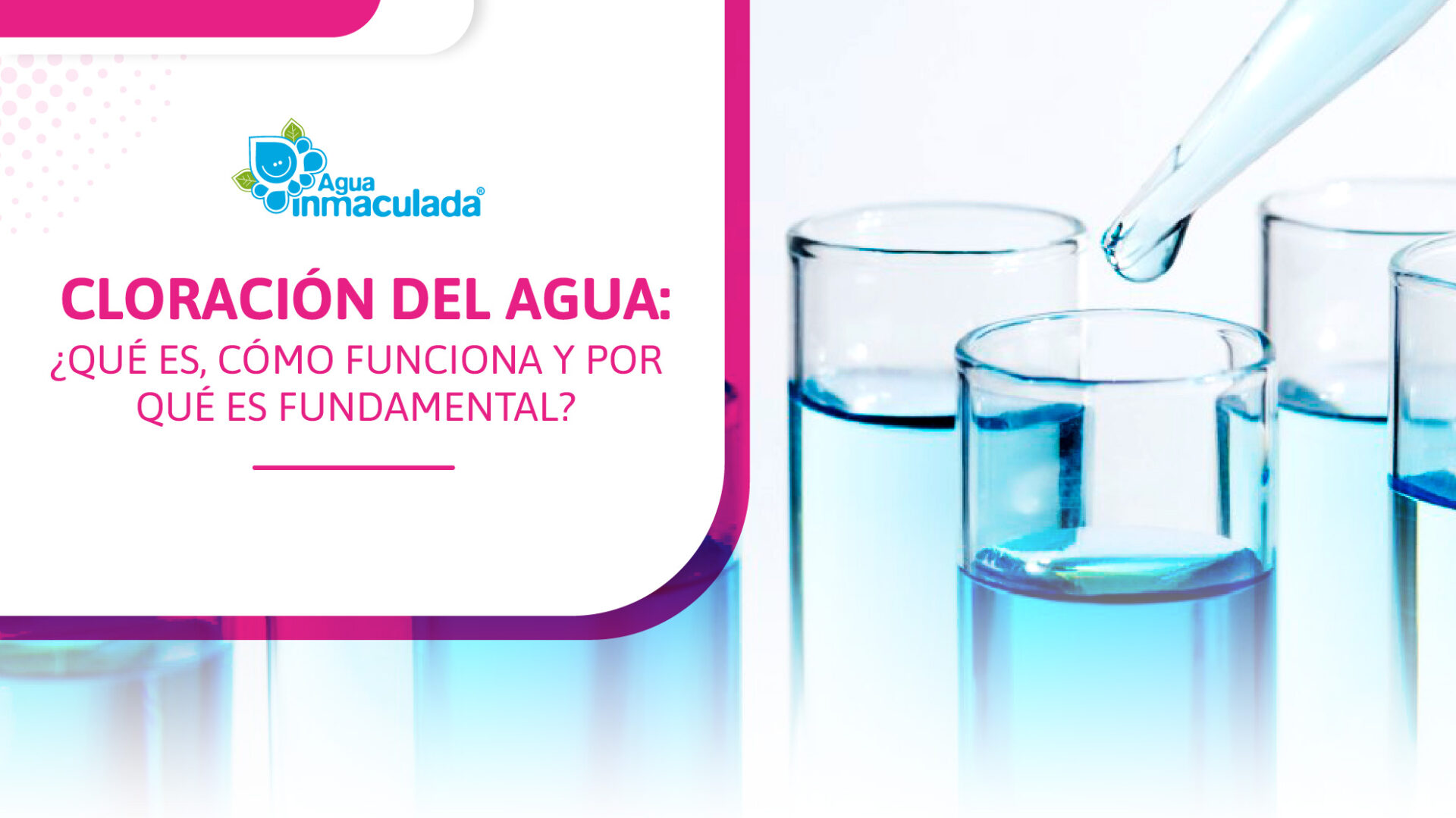 Conoce qué es la cloración del agua