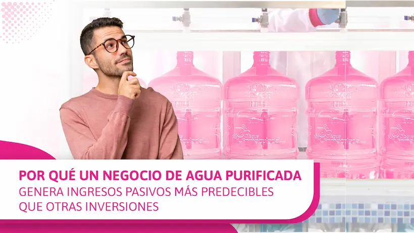 ¿Por qué un negocio de agua purificada genera ingresos pasivos más predecibles que otras inversiones?