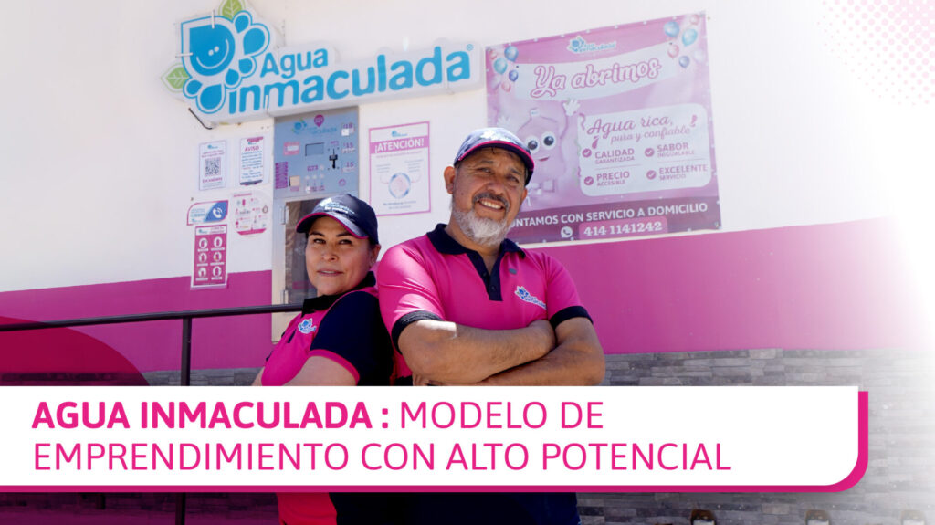 Agua Inmaculada, un negocio con poca inversión y rentable