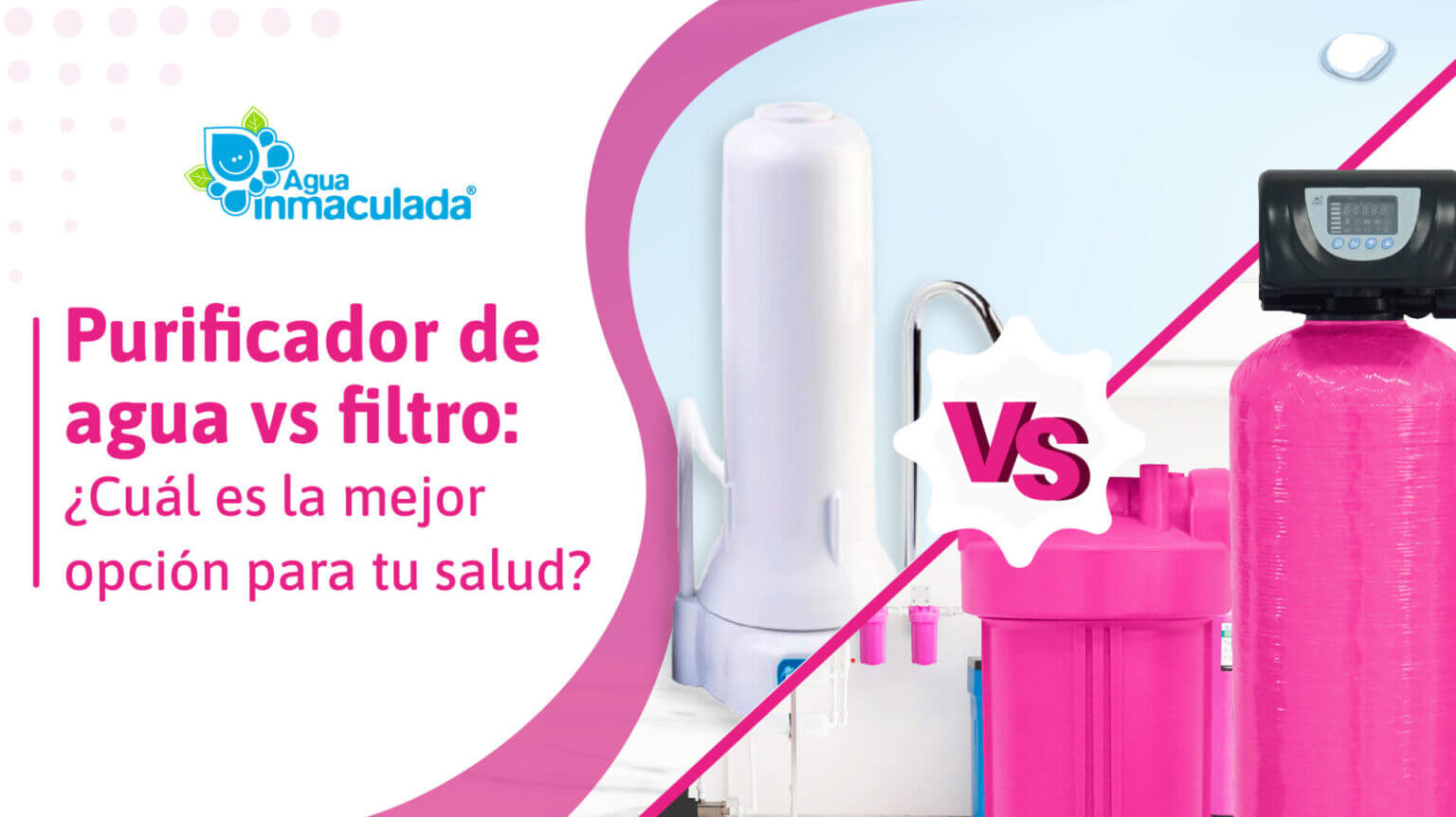 Diferencias clave entre purificador de agua vs filtro