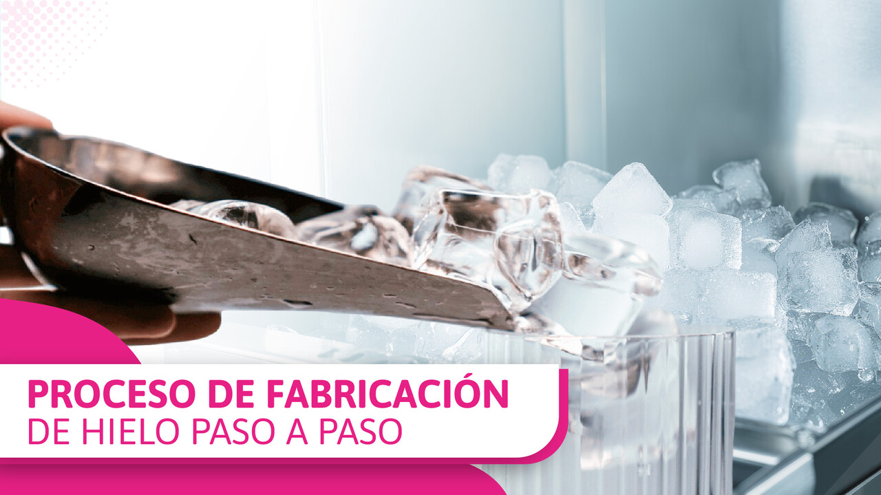 Descubre el proceso de fabricación de hielo y véndelo en tu emprendimiento.