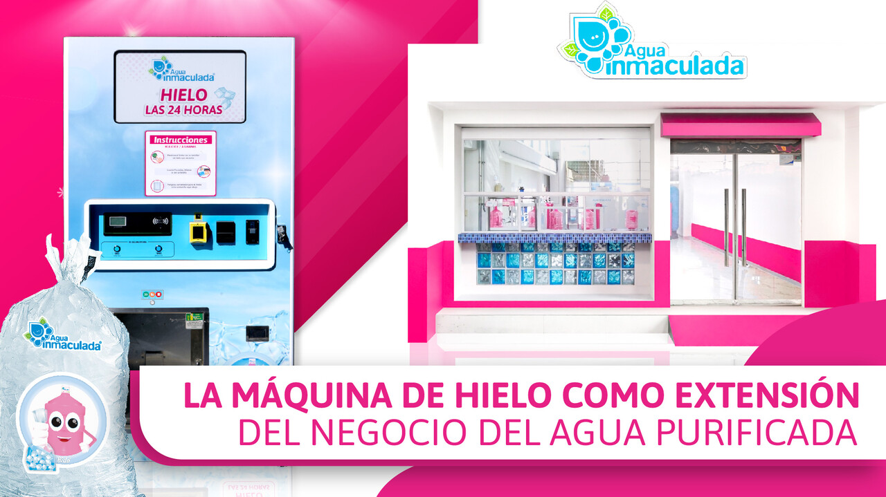 Contáctanos para emprender vendiendo agua y hielos.