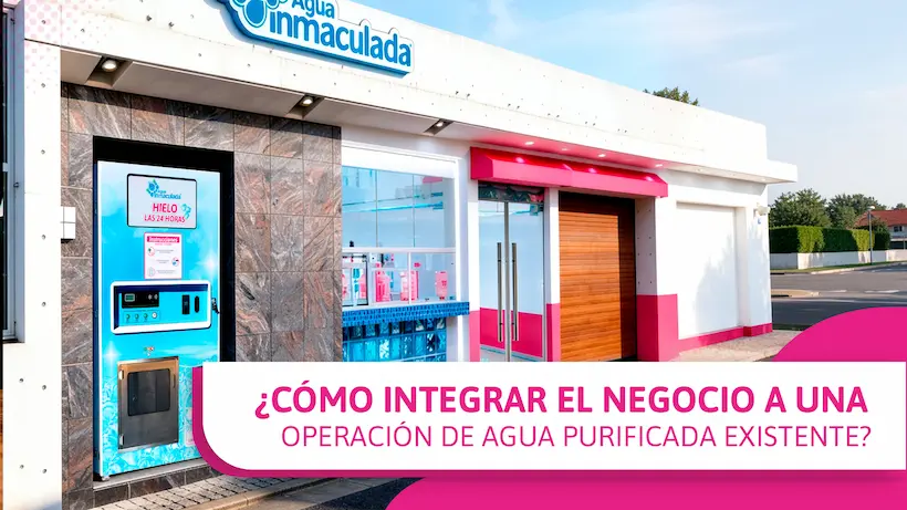 Cómo integrar el maquinas de hielo a una operación de agua purificada
