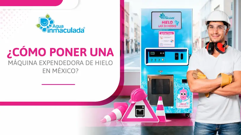 Cómo poner una máquina expendedora de hielo